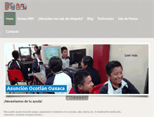 Tablet Screenshot of min.org.mx